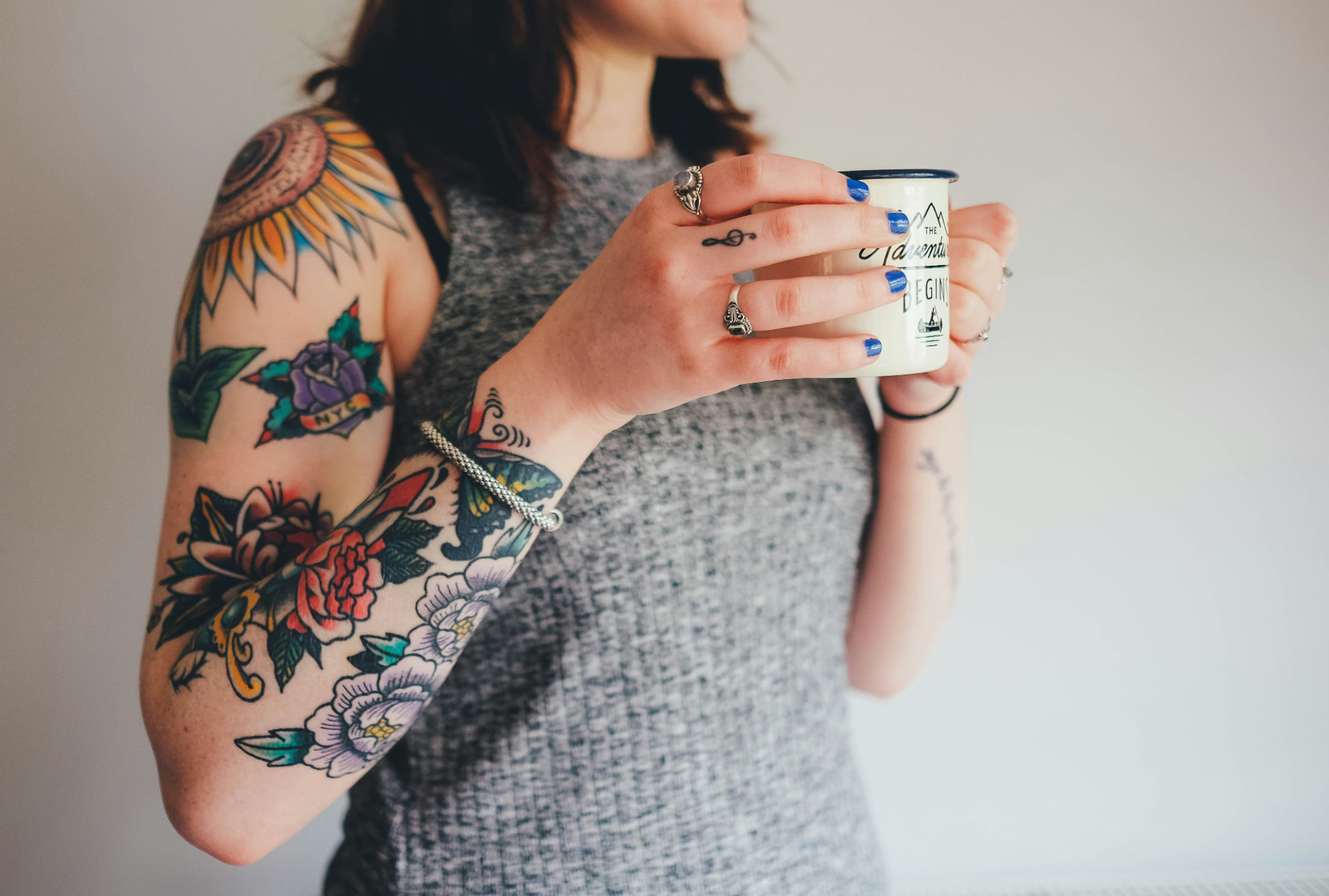 Healed colour tattoo by Mara Okafor